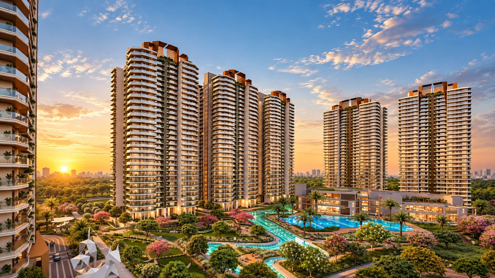 Coco County Sector 88A Gurgaon luxury residential apartments featuring modern architecture and premium facilities