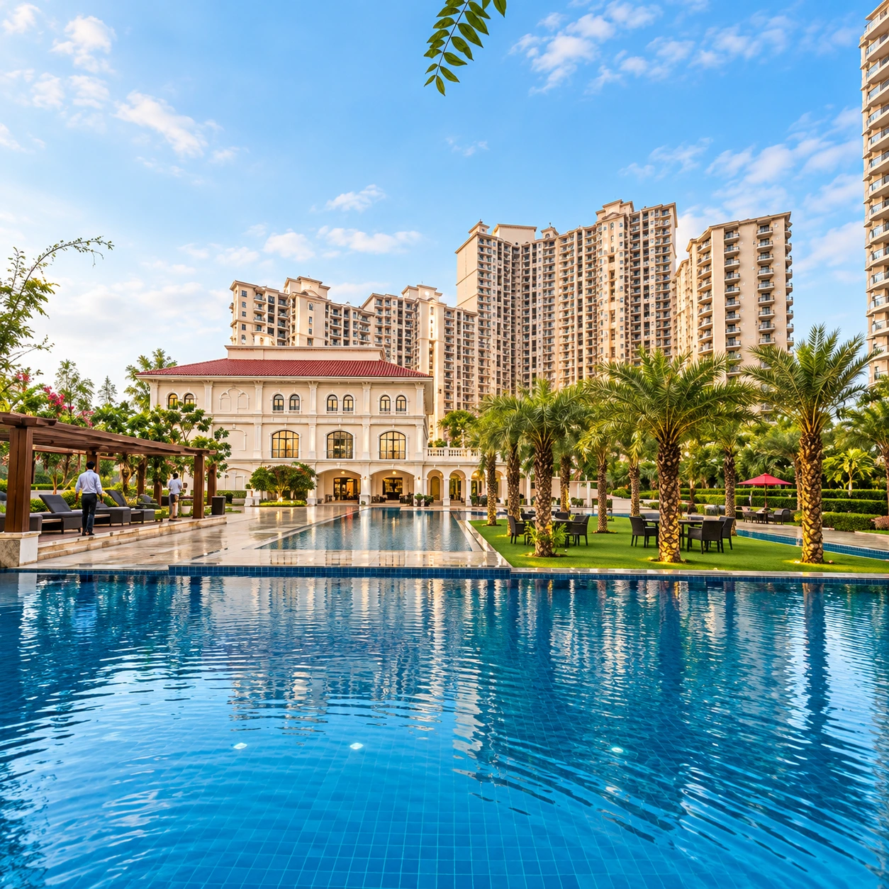 Premium ready-to-move high-rise residential towers and landscaped gardens at DLF Regal Gardens Sector 90 Gurgaon
